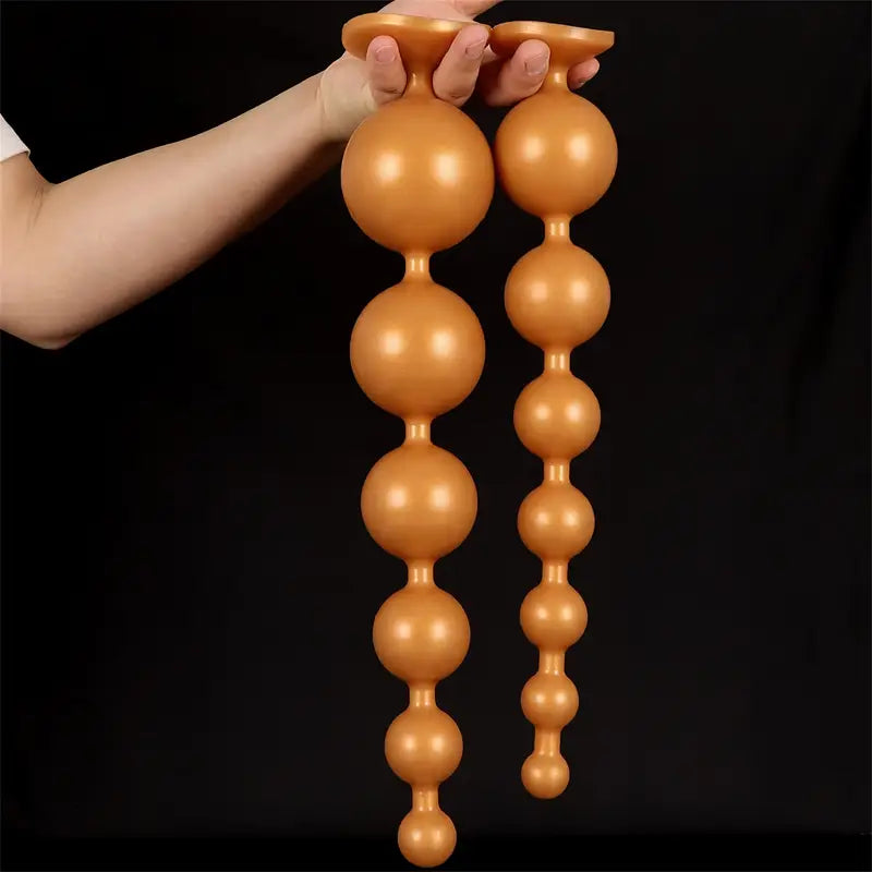 Silicone Bead Anal Plug Long Butt Plug For Dilation Big Ball Beads For Silicone Bead Anal Plug Long Butt Plug For Dilation Big Ball Beads For