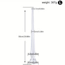 Crystal Butt Plug With Four Sizes PE Material With Engraved Scale Design