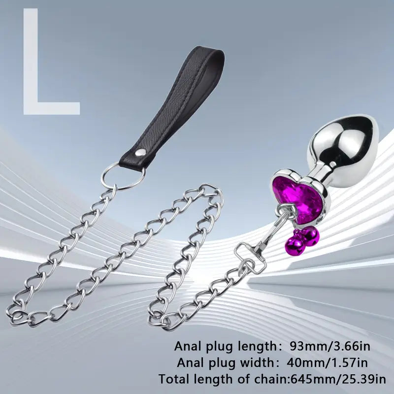 BDSM Butt Plug K Metal Sex Toy Fetish Stainless Steel Butt Plug