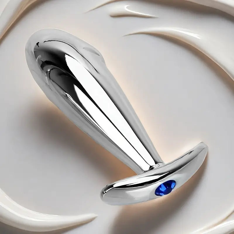 Mini Metal Stainless Steel Smooth Steel Butt Tail Female/Male Dildo Sex Toy