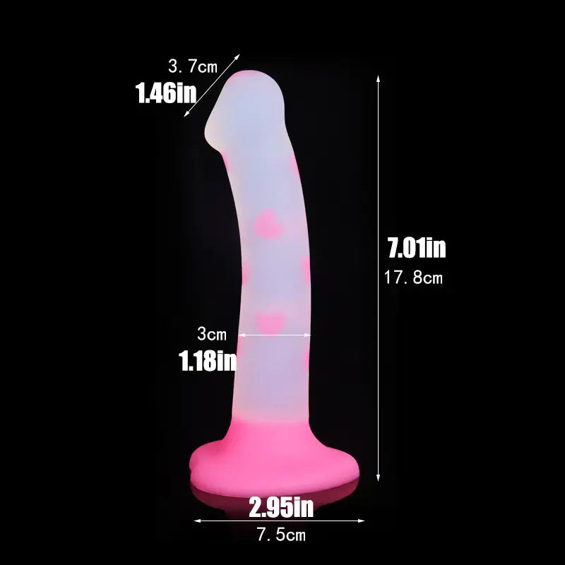 Luminous Liquid Silicone Anal Plug Tentacle Design Prostate Massager