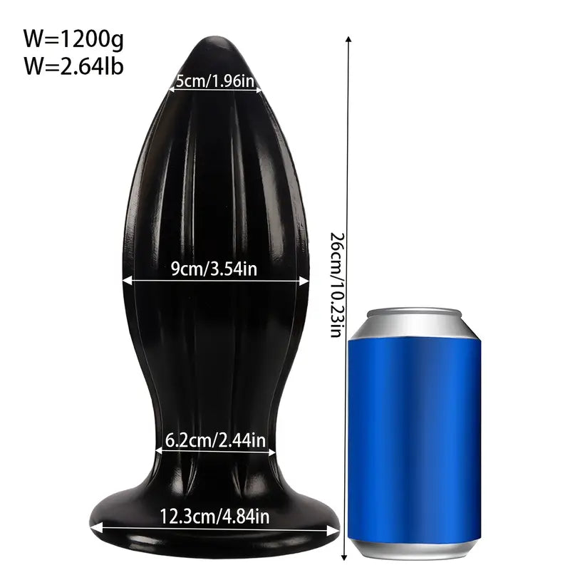 Conical Pointed Tip Smooth Butt Plug Anal Stimulation Toy For Women