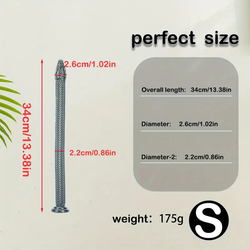 Special-shaped Snake Head Anal Plug Scales Stimulation Anal Expander