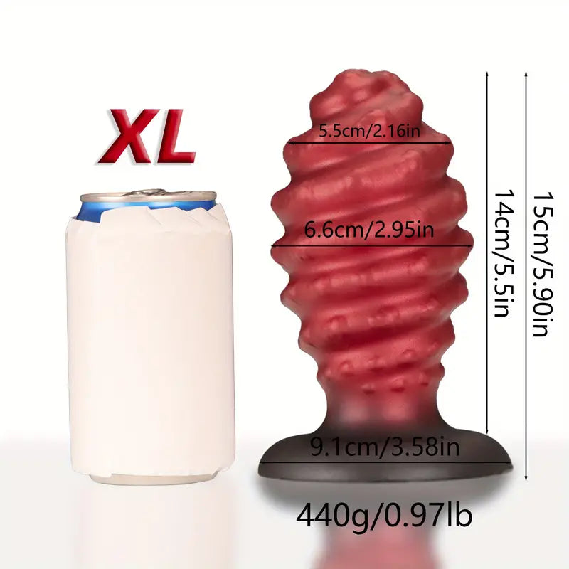 Flexible Silicone Conch Anal Plug Bendable Wistable For Stimulation