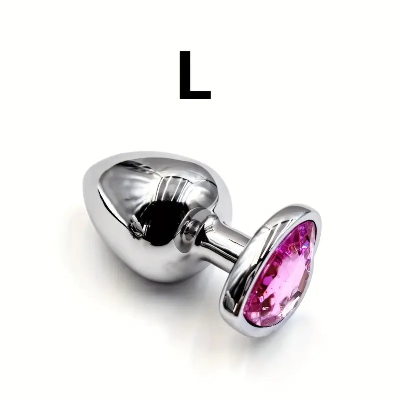 Metal Anal Plug Jewelry Base For Beginner To Expert 5 Size Butt Plug