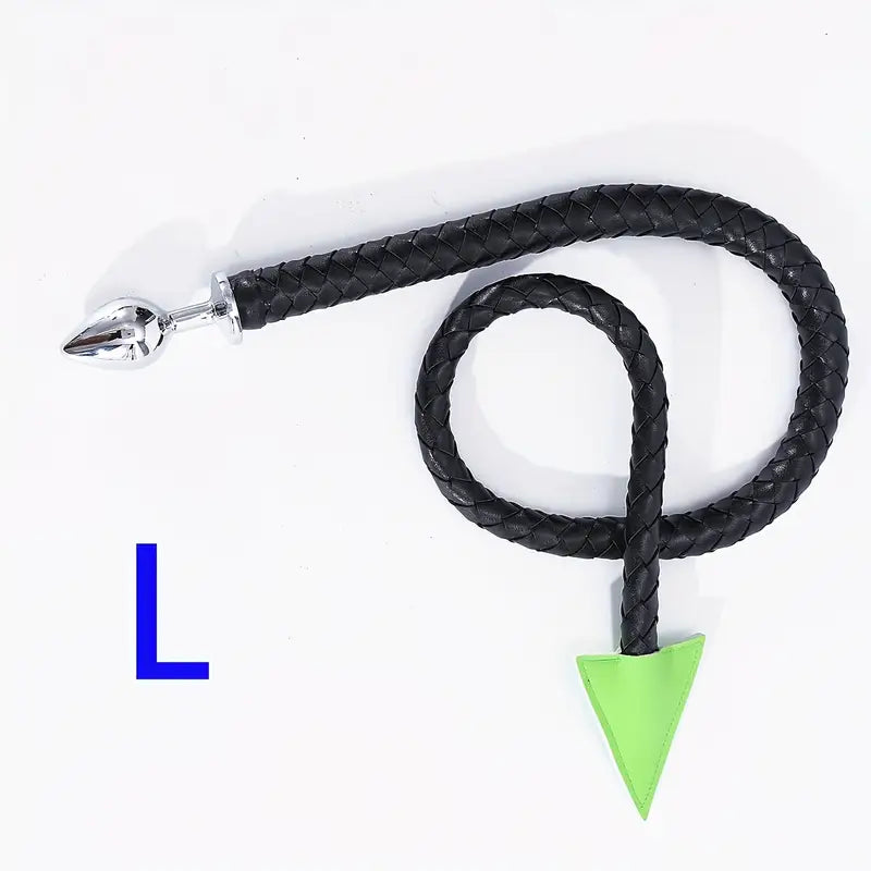 BDSM Whip Compilation Tail With Anal Plug Set Adult Sex Game Whip