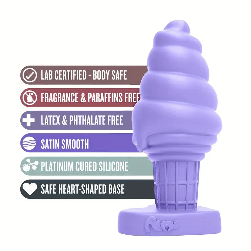 Ice Cream Silicone Butt Plug Soft Anal Sex Toy For Love Masturbation Sex