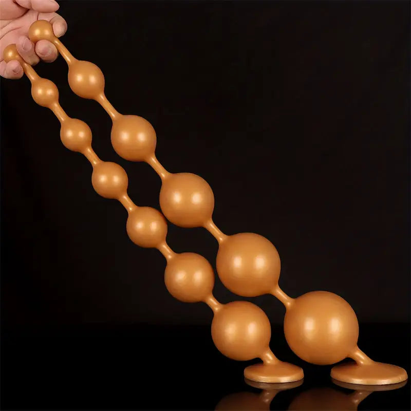 Silicone Bead Anal Plug Long Butt Plug For Dilation Big Ball Beads For Adults