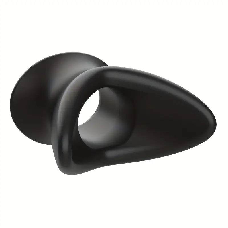 Silicone Hollow Anal Butt Plug Enema Cleaner Expansion Anal Dilator