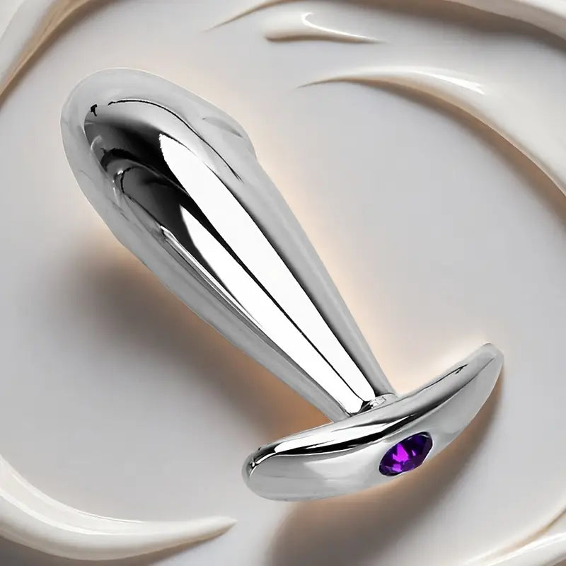 Mini Metal Stainless Steel Smooth Steel Butt Tail Female/Male Dildo Sex Toy