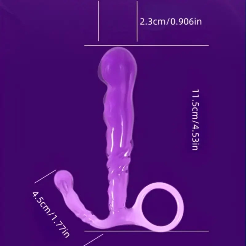 TPE Pull Bead Anal Plug Solid Color Female Sex Anal Plug For Dry Clean