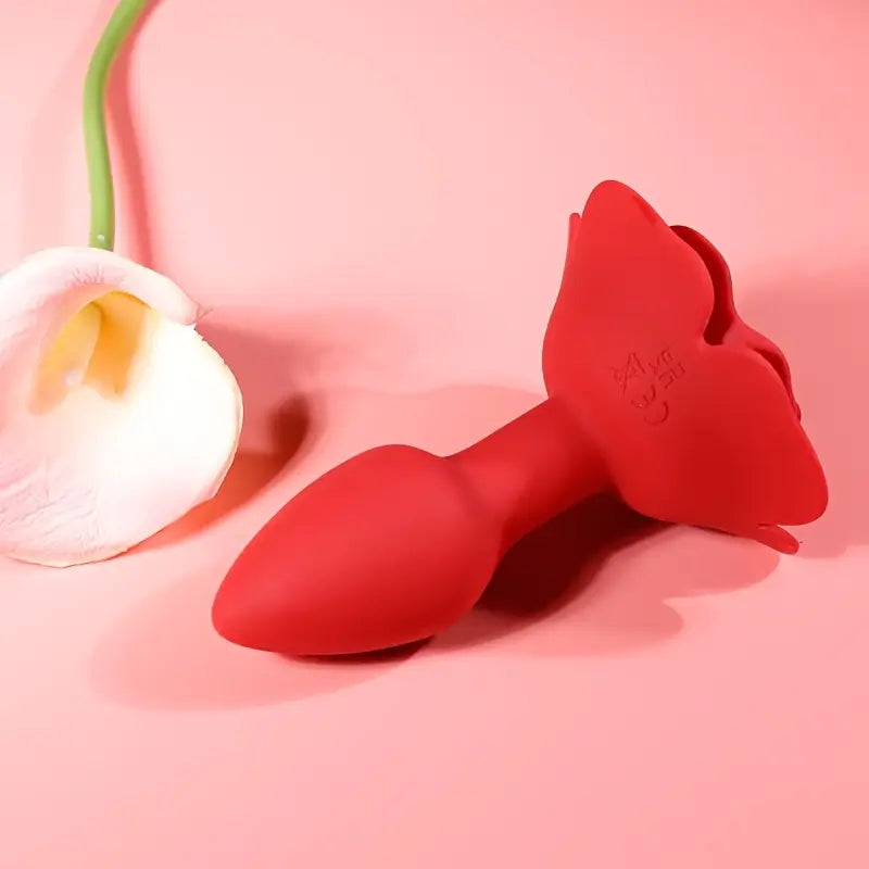 Rose Fairy Twisted Anal Stopper Wireless Vibration Prostate Massager