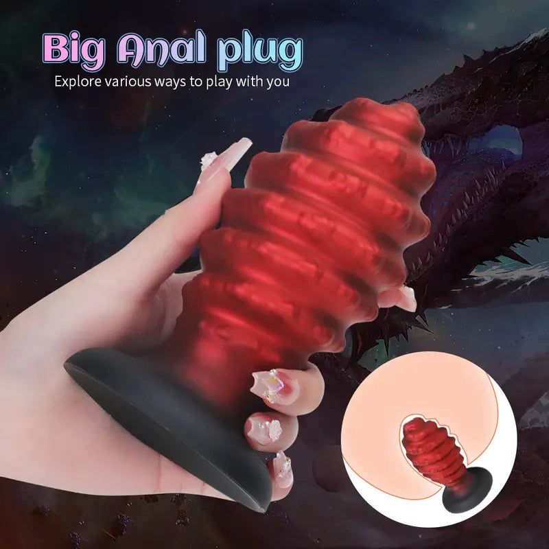 Flexible Silicone Conch Anal Plug Bendable Wistable For Stimulation