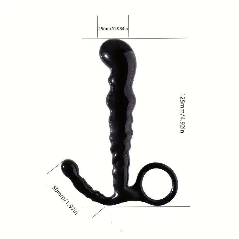 TPE Pull Bead Anal Plug Solid Color Female Sex Anal Plug For Dry Clean