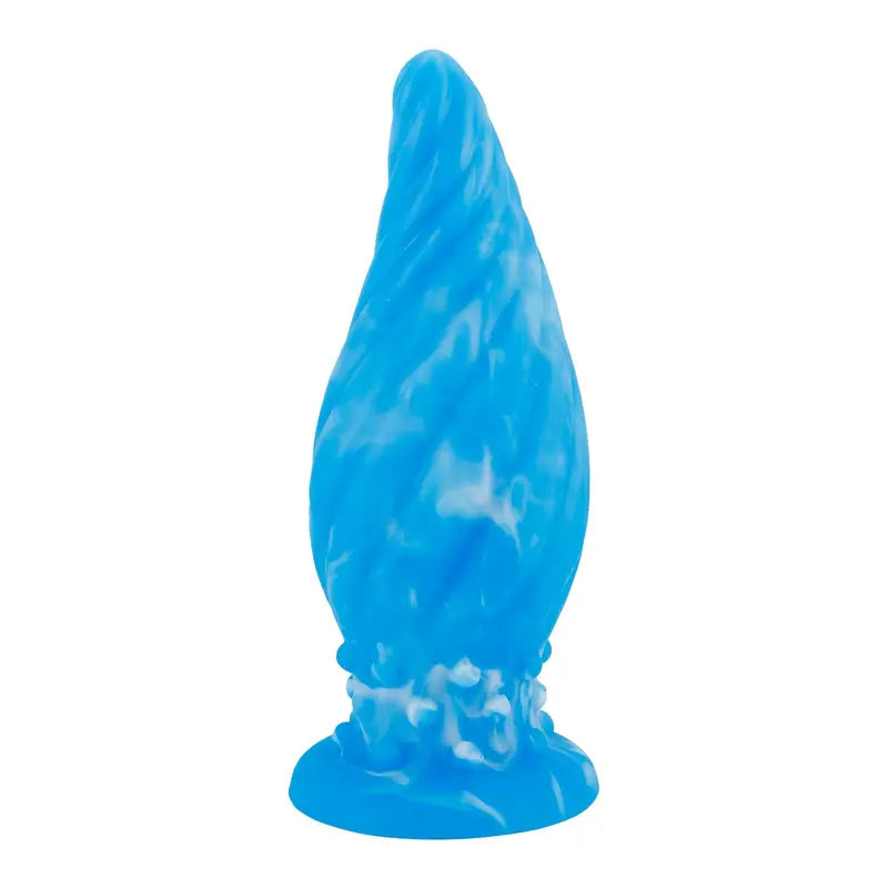 Liquid Silicone Anal Plug With Textured Stimulation Bumps For Secure Grip