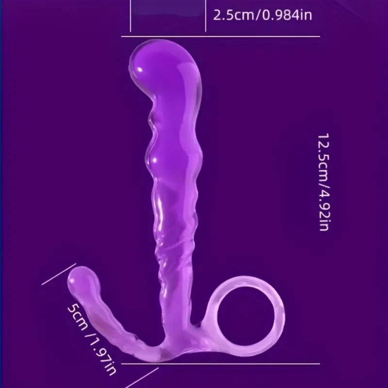 TPE Pull Bead Anal Plug Solid Color Female Sex Anal Plug For Dry Clean