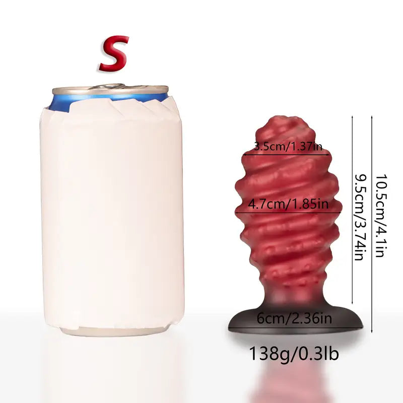 Flexible Silicone Conch Anal Plug Bendable Wistable For Stimulation