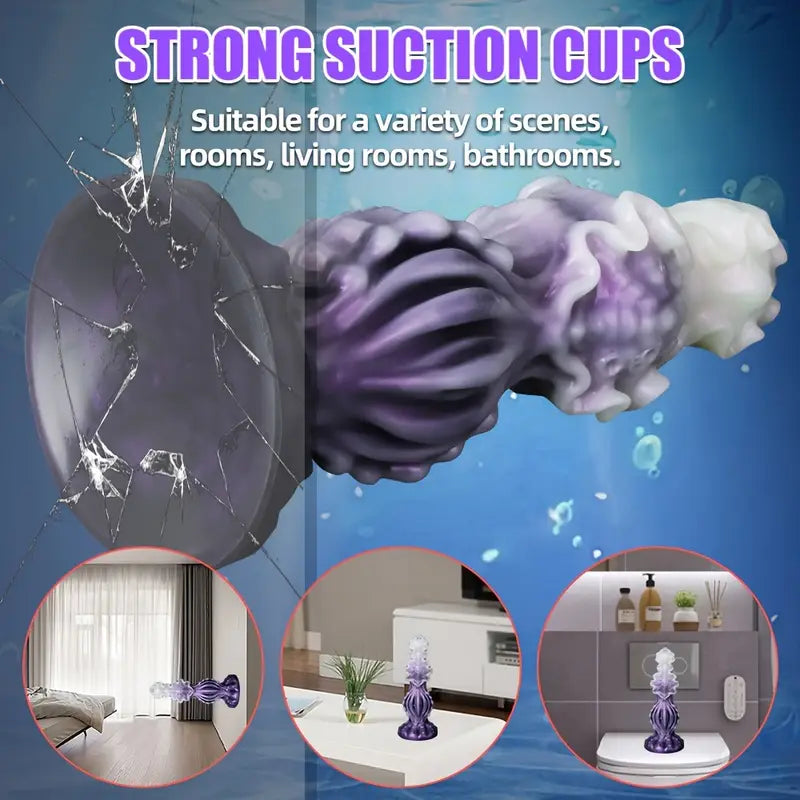 Alien Silicone Monster Dildo With Raised Points Non-Electric Intimate Toy