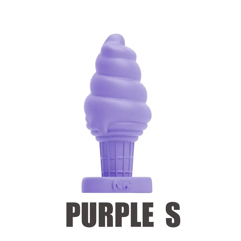 Ice Cream Silicone Butt Plug Soft Anal Sex Toy For Love Masturbation Sex