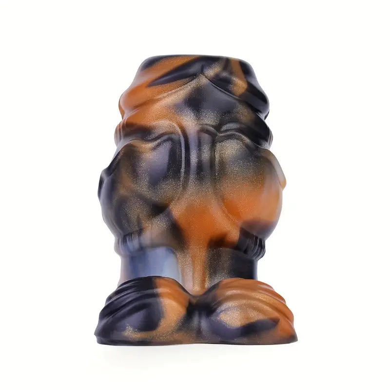 Soft Silicone Colorful Special-Shaped Hollow Peek Anal Plug For Games