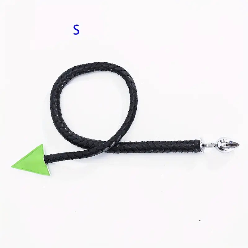 BDSM Whip Compilation Tail With Anal Plug Set Adult Sex Game Whip