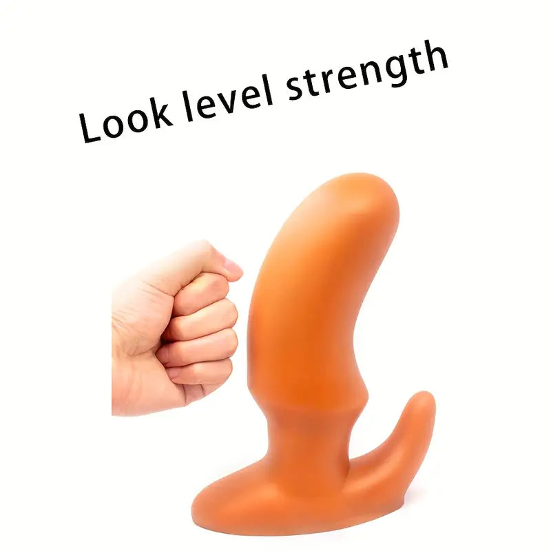 Liquid Silicone Anal Plug Double Hardness Unisex Intimate Play Plug