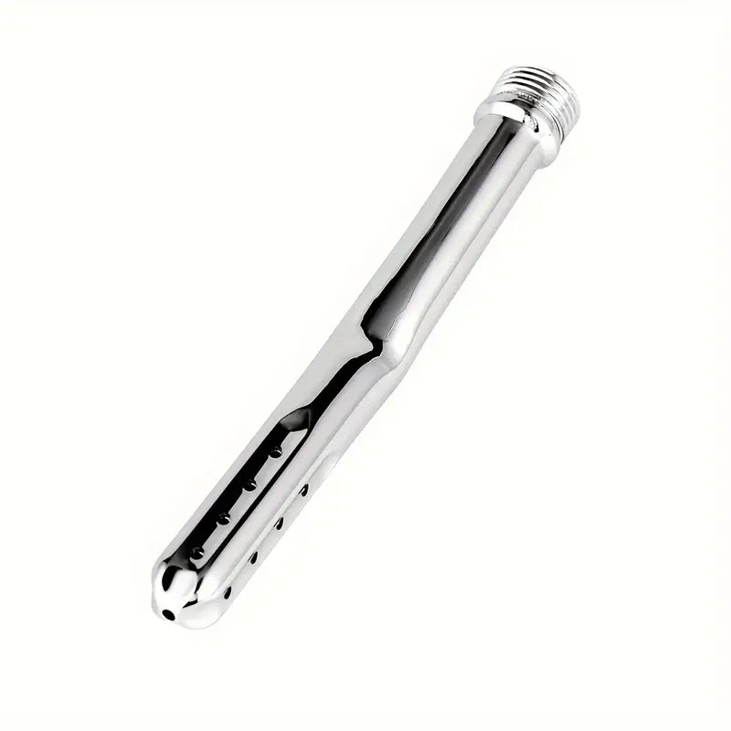 Metal Handheld Showerhead Enema Douche 17-Hole Water Flow Floor Mount