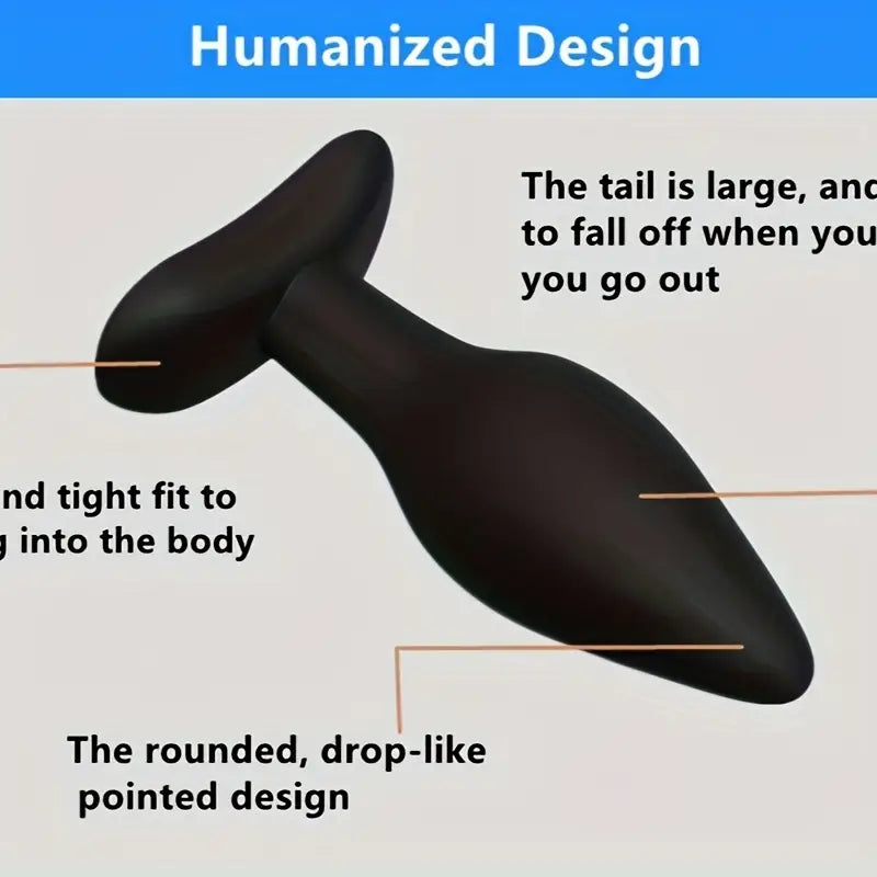 Silicone Anal Plug Training Set For Beginners Advanced Users Prostate Toy