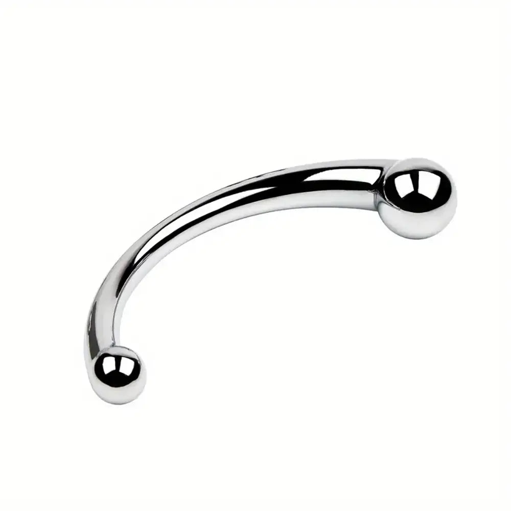 Double Ended Stainless Steel Anal Plug G Spot Prostate Massage Stick