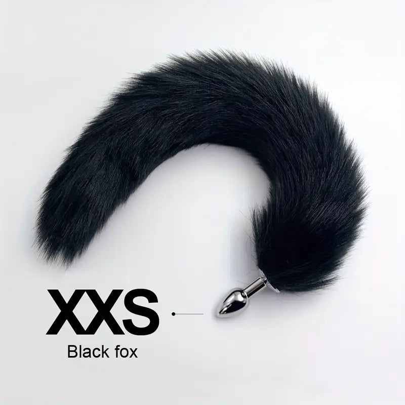 BDSM Five Sizes Dog Tail Anal Plug Animal Tail For Role-playing Sex Games