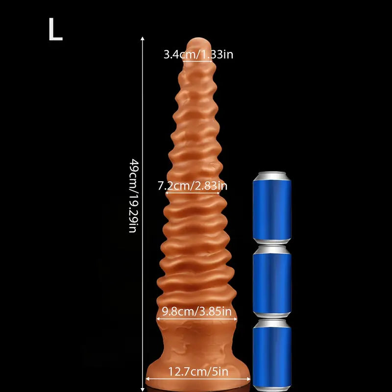 Large Silicone Anal Plug Unbelievable Size Suction Cup Butt Plug