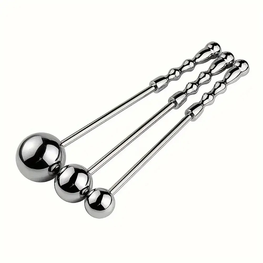 Stainless Steel Handheld Anal Expansion Training Sex Toy For Adults