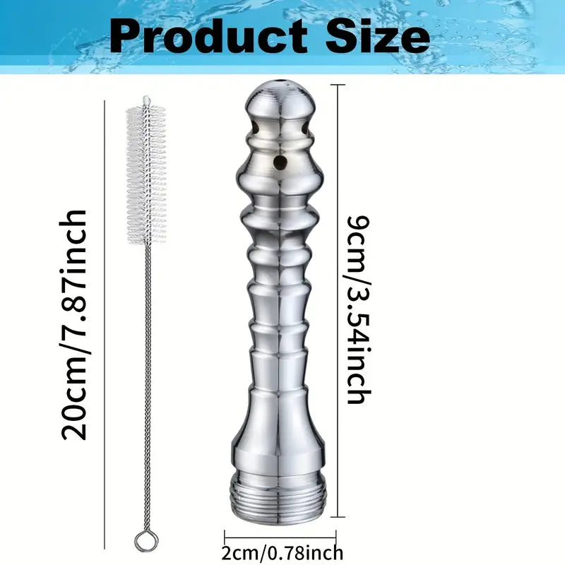 Clean Shower Head Metal Enema Shower Vaginal Irrigation Aluminum Shower