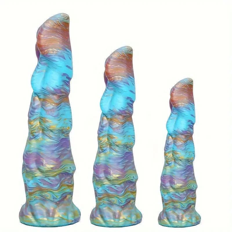 Extra Large Bullhorn Anal Plug Universal Soft Silicone Adult Sex Toy