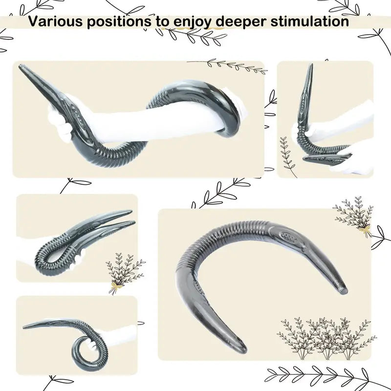 Extra Long 29.53in PVC Double Ended Anal Plug For Men Women