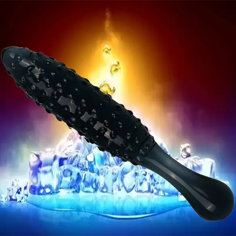 Glass Anal Plug Crystal Dildo Penis Butt Plug Wand Penis Anal Play Stimulator