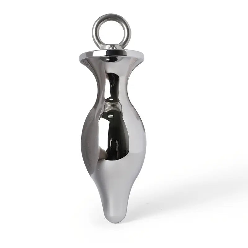 SM Alternative Traction Metal Anal Plug Dilator Ring For G-spot Stimul SM Alternative Traction Metal Anal Plug Dilator Ring For G-spot Stimul