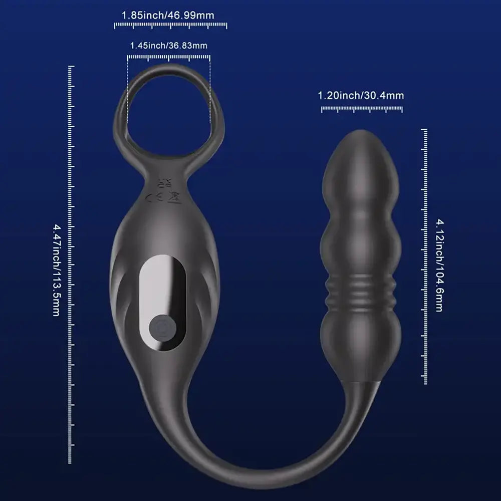 Thrusting Anal Vibrator Prostate Massager Gabriel Vibrating Cock Ring