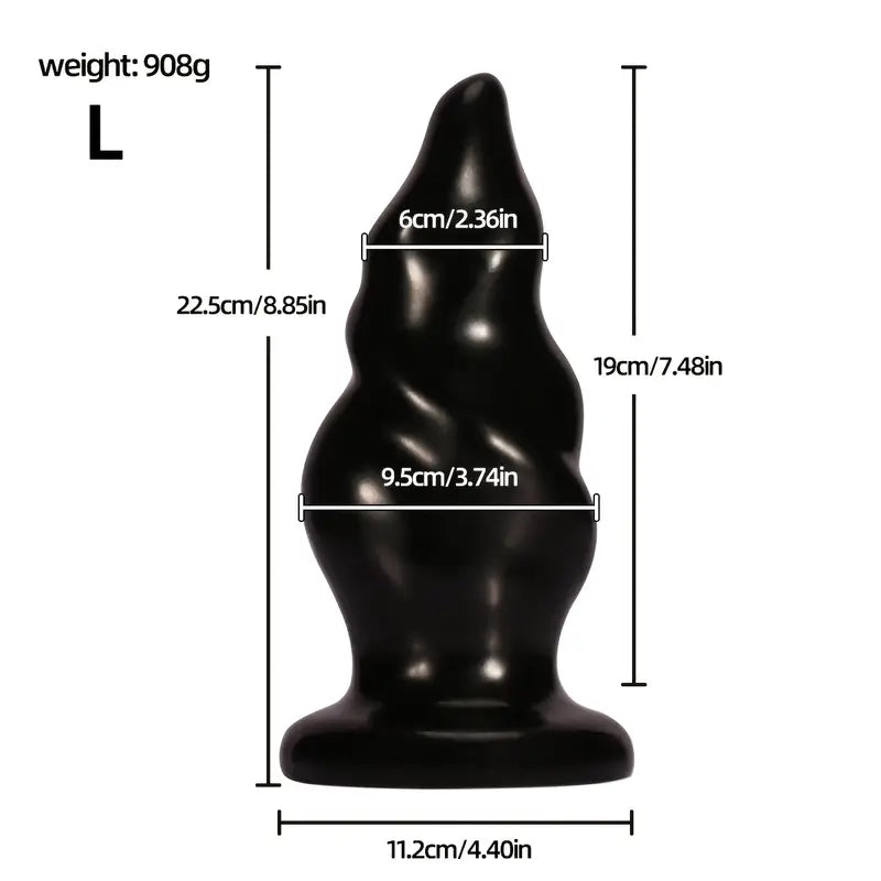 PVC Unisex Backdoor Toy Anal Sex Toy Butt Plug For Women Men