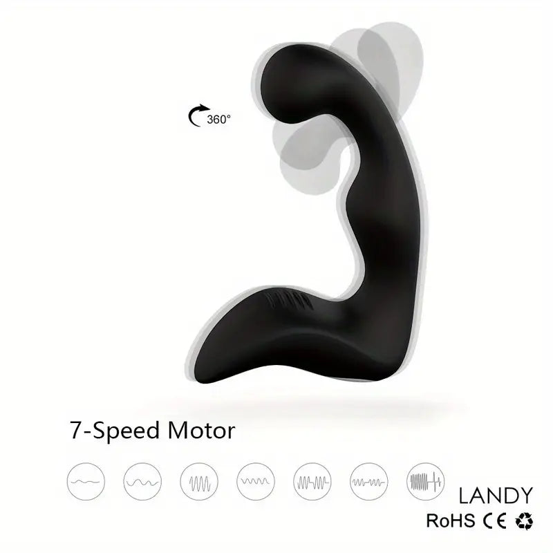 Silicone Prostate Massager 10 Speed Silent Anal Point Vibrator Sex Toy
