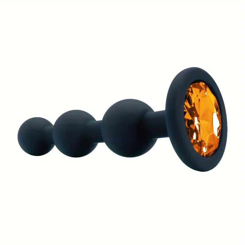 Wear 3 Balls Anal Plug G-Spot Toy Pulling Beads Anal Sex Toy