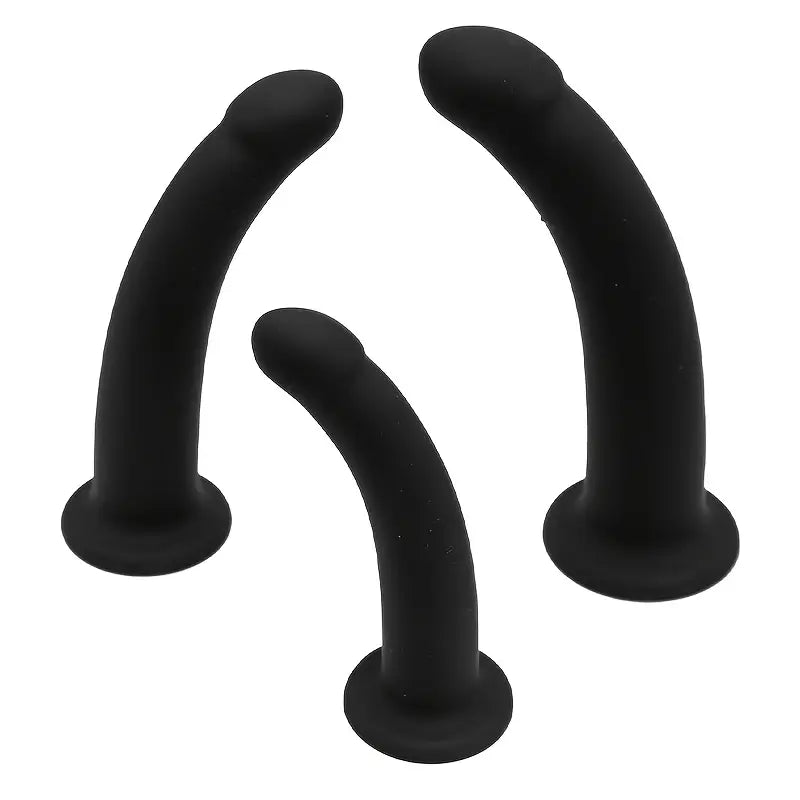 Silicone Curved Anal Plug Flexible Butt Plug For Couples Rectal Plug