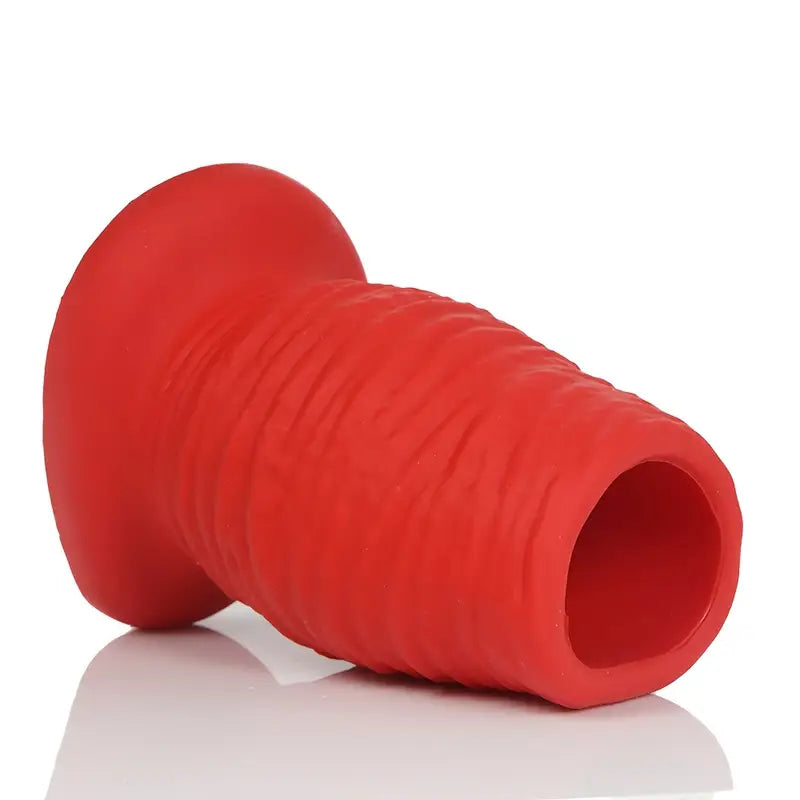 Hollow Butt Plug Silicone Soft Anal Dilatation Enema Prostate Massager