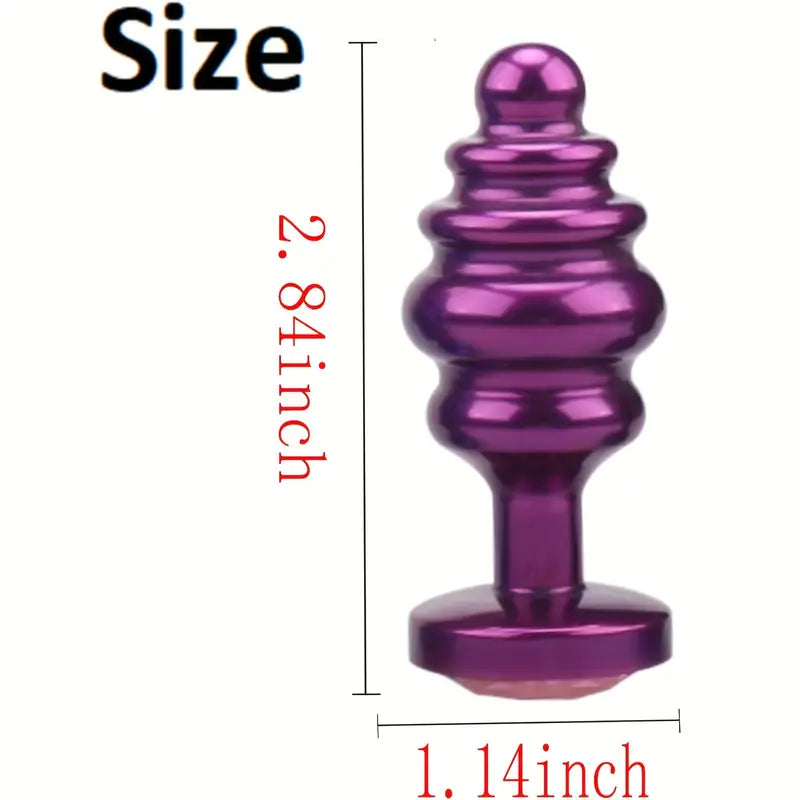 Stainless Steel Anal Plug 5 Anal Beads Luxury Jewelry Fetish Anal Trainer