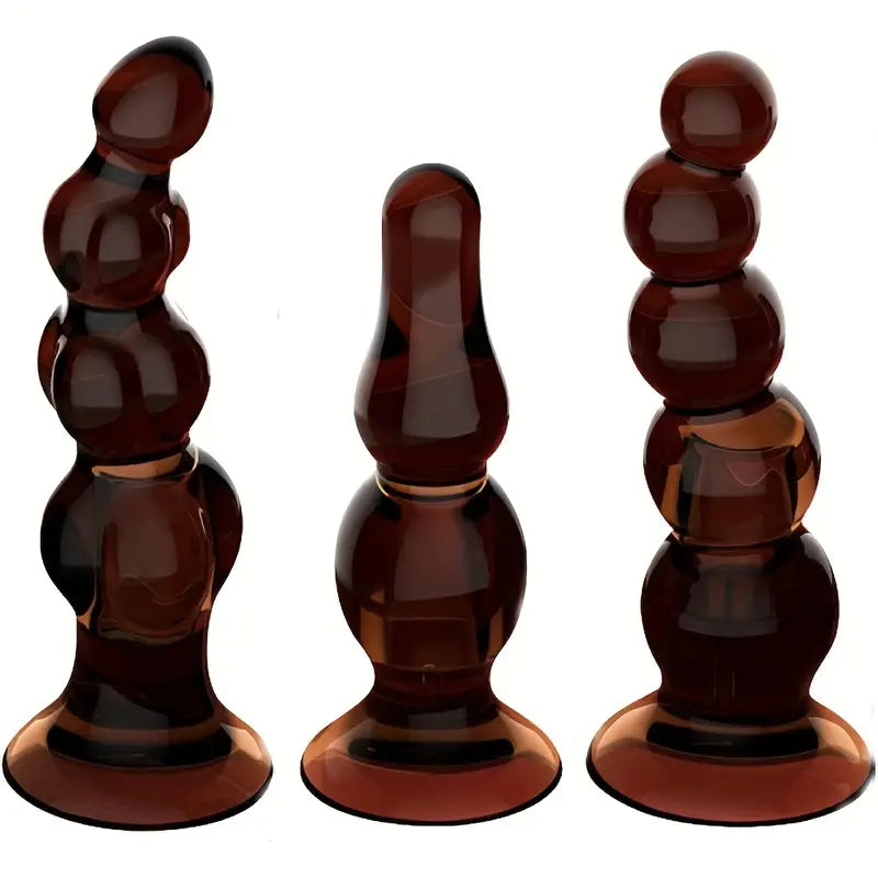 Twisted Anal Plug With Anal Beads For Women Men Couples Sex Stimulate