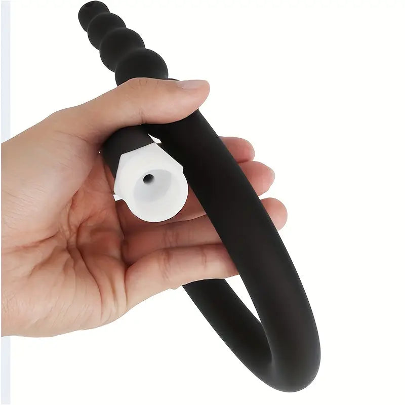 Food-grade Soft Silicone Anal Plug Anal Douche Shower Inflatable Enema