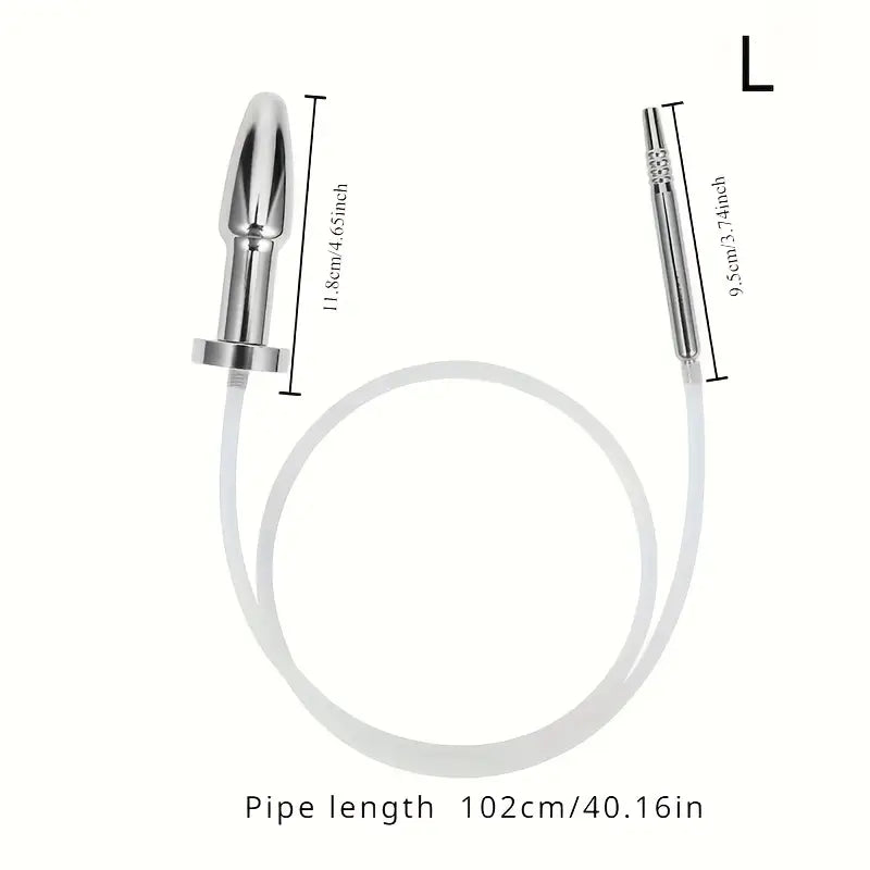 Metal Urethral Dilator Urethra Stimulation With Anal Plug Sex Adult Toy
