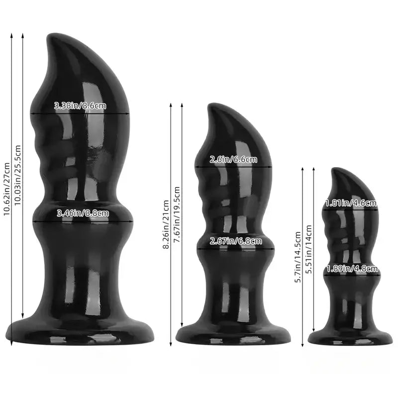Three Sizes Available Male Anal Plug Different Types Anal Plug