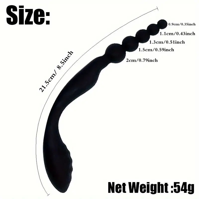 Silicone Dual Headed Butt Plug BDSM Anal Plug Anal Beads Flirt Sex Toy