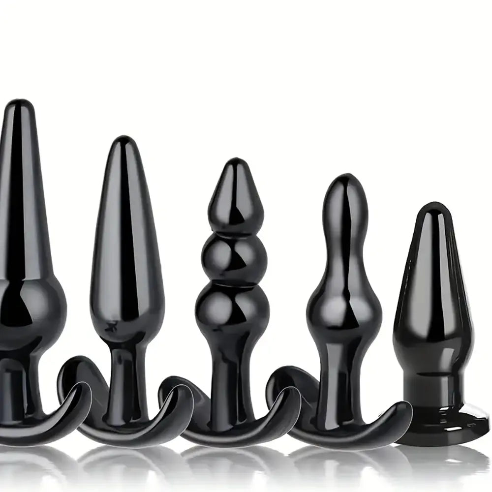 5pcs Anal Plug Set For Different Sensual Anal Sex Toy For Women